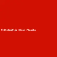 Mittelm&auml;&szlig;ige Eisen-Flasche