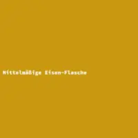 Mittelm&auml;&szlig;ige Eisen-Flasche