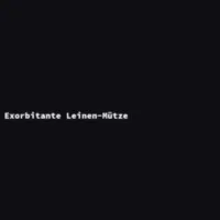 Exorbitante Leinen-M&uuml;tze