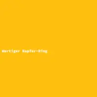 Wertiger Kupfer-Ring