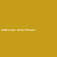 Schmieriges Beton-Pflaster