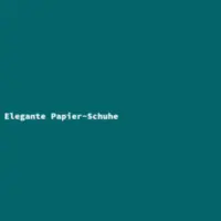 Elegante Papier-Schuhe