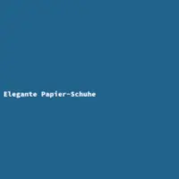 Elegante Papier-Schuhe