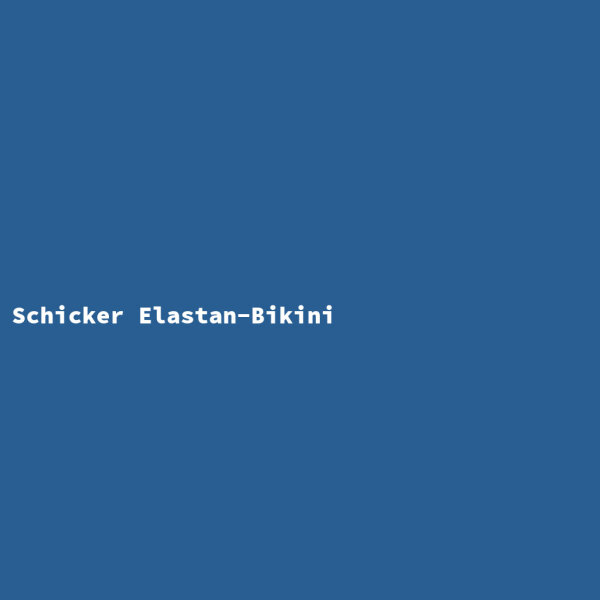 Schicker Elastan-Bikini
