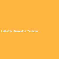 Lebhafte Baumwolle-Tastatur
