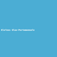 Kleines Glas-Portemonnaie