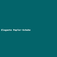 Elegante Papier-Schuhe