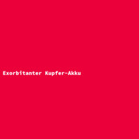 Exorbitanter Kupfer-Akku